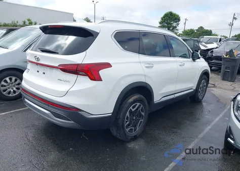2022 Hyundai Santa Fe Hybrid Blue z USA, uszkodzony, nr VIN KM8S2DA15NU026333